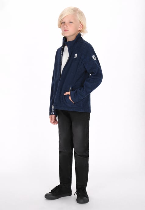 Schmuddelwedda Fleecejacke Jungen (Kids) Marine Melange - Image 2