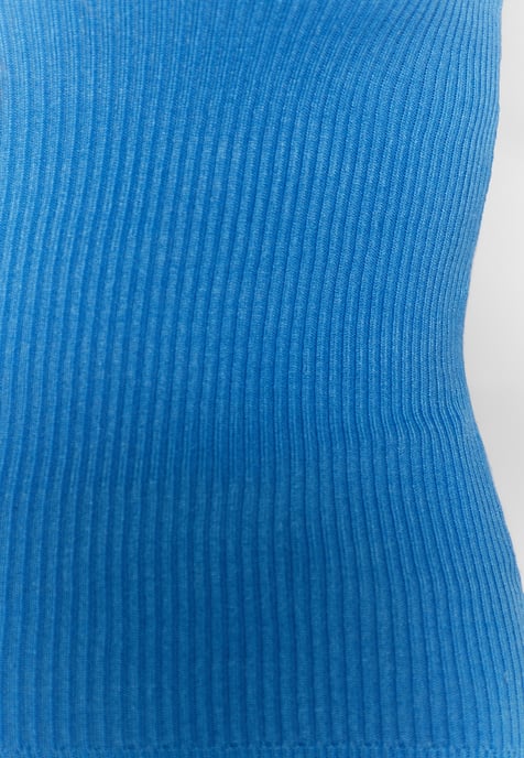 Mymo Strickpullover Damen Himmelblau - Image 5