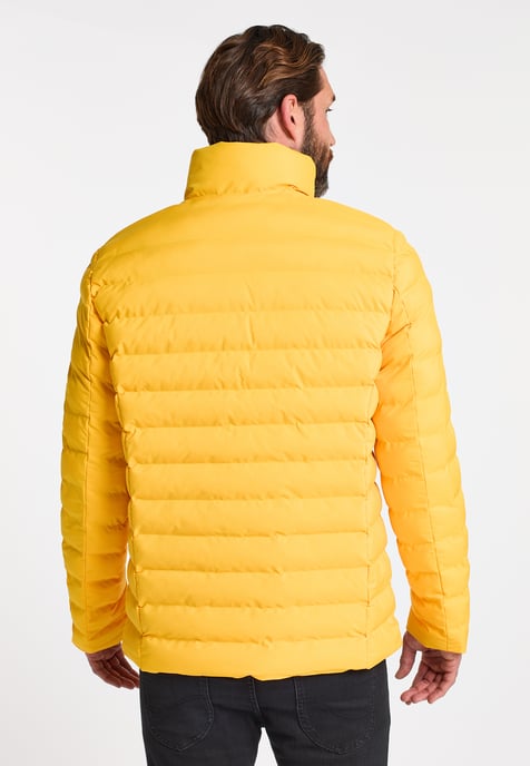 Dreimaster Wattierte Steppjacke Herren Gelb - Image 3