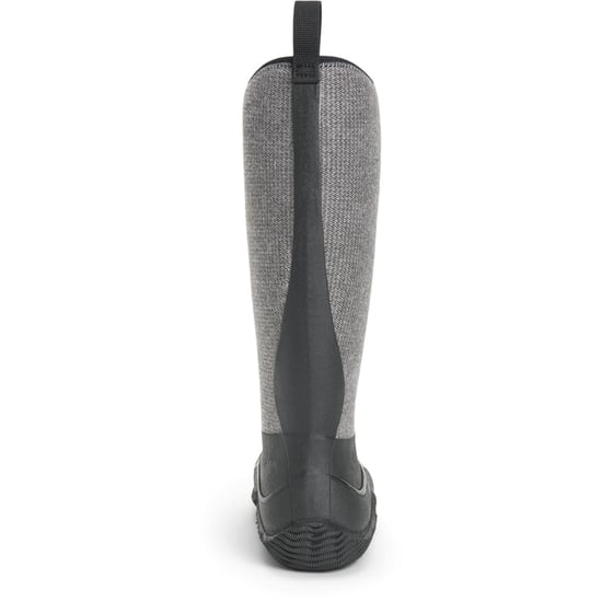 Muck Boots Hale Gummi Schwarz W/ Fuzzy Herringbone Wellington Stiefel - Image 2