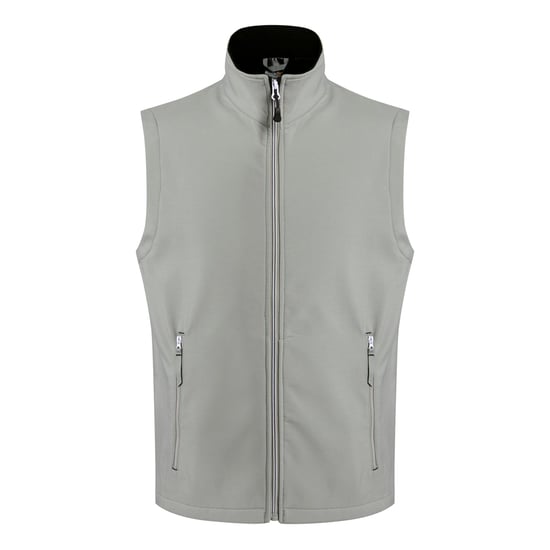 Regatta Mens Ascender Softshell 2 Layer Body Warmer (Mineral Grey/Black)