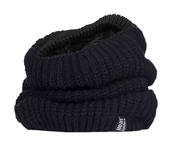 Ladies Thick Winter Warm Fleece gefüttert Chunky Knit Thermal Neck Warmer - Image 1