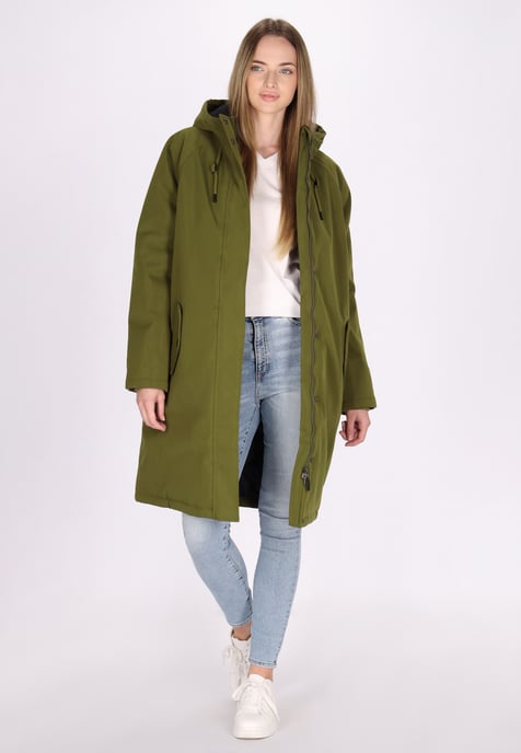 Dreimaster Winterparka Damen oliv - Image 2