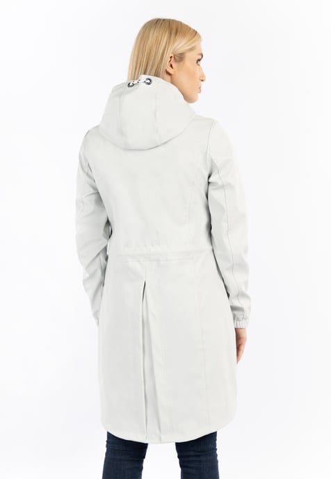 Schmuddelwedda Regenmantel Damen Grauweiss-280 - Image 5