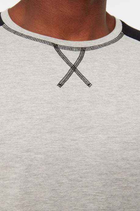 Trendyol Hommes Vélo Collier Pyjama Ensemble - Image 4