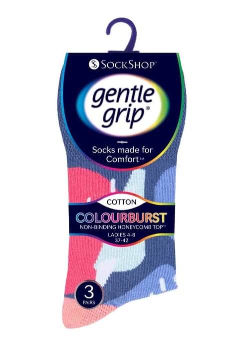 Gentle Grip - 6 Paar Damen Gentle Grip nicht elastische Socken - GG190 - Image 2