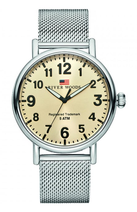 River Woods Sacramento Silber Herren Armbanduhr RW420018 - Image 1