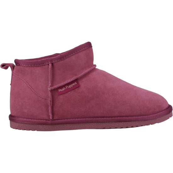 Hush Puppies Ashanti Wildleder Damen Rosa Pantoffeln - Image 4
