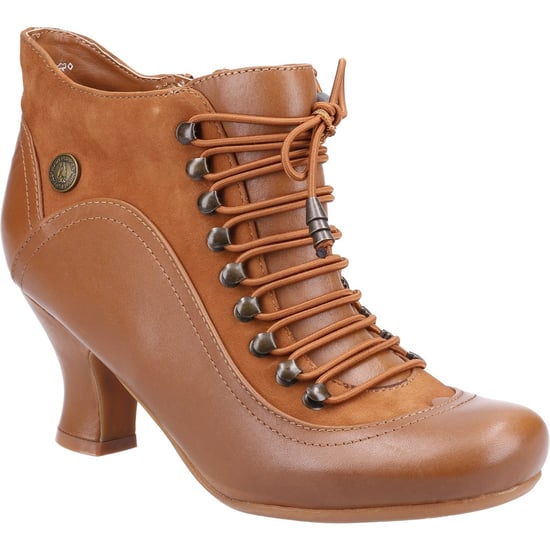 Hush Puppies Womens/Ladies Vivianna Leather Heeled Ankle Boots (Tan)