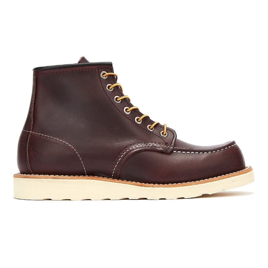 Red Wing Schuhe Classic Moc Toe Excilbur Mens Black Cherry Stiefel - Image 5