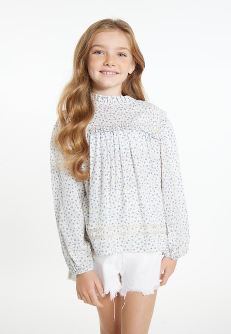 Dreimaster Bluse Mädchen (Kids) blau - Image 3