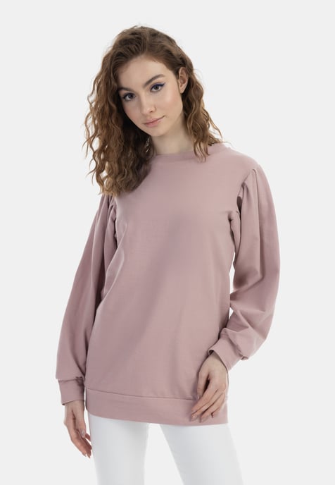 Mymo Sweatshirt Damen alt rosa - Image 3