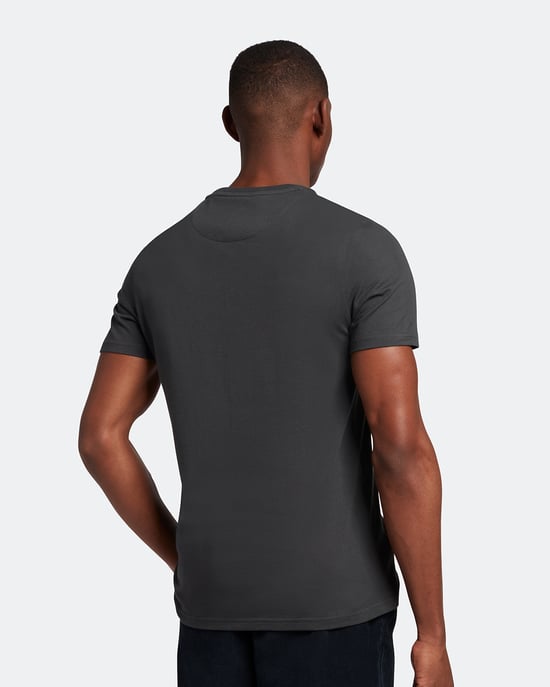 Lyle & Scott Einfarbiges T-Shirt in Grau - Image 3