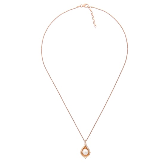 Orphelia 'Sophia' Damen-Kette mit Anhänger aus 925er Sterlingsilber, Rosé, ZH-7234/RG - Image 2