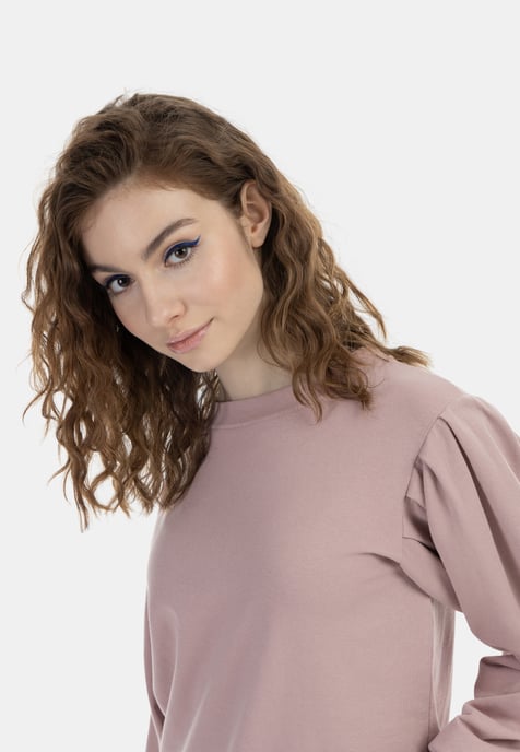 Mymo Sweatshirt Damen alt rosa - Image 5