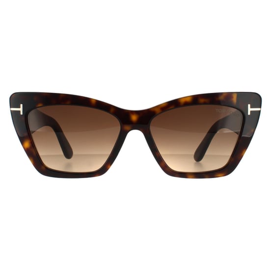 Tom Ford Cat Eye Damen Dunkel Havanna Braun Verlauf - Image 1