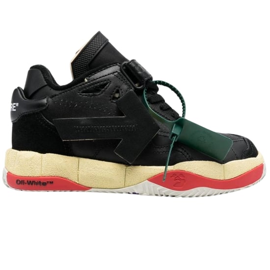 Off-White Low-Top-Sneaker von Puzzle Couture in Schwarz - Image 1