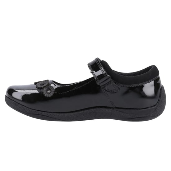 Hush Puppies - Mädchen Schul-Uniform-Schuhe "Christina", Leder (Schwarzer Lack) - Image 3