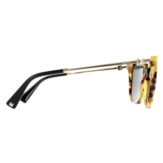Valentino Square Womens Havana Smoke Grey VA4078