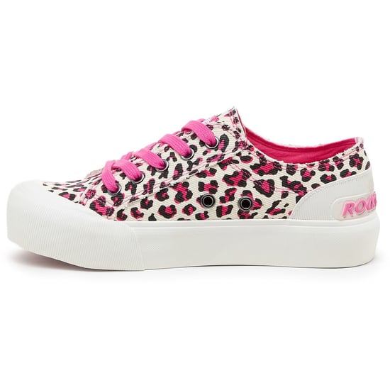 Rocket Dog Jazzin Plus Monroe Damen Sneaker aus Baumwolle in leuchtendem Pink - Image 6