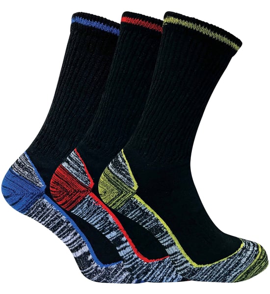Atmungsaktive Hochleistungs-Bambus-Arbeitssocken für Stahlkappenstiefel für Herren - Image 1