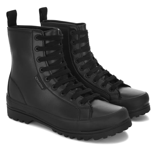 Superga - Herren/Damen Unisex Stiefeletten "2643 Alpina", Kunstleder (Vollschwarz) - Image 1