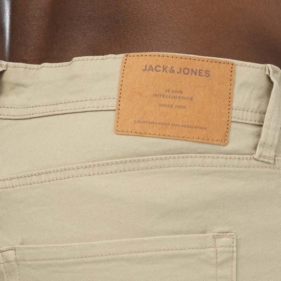 Mens Rick Original Shorts Jack and Jones Pour Homme en Écru - Image 4