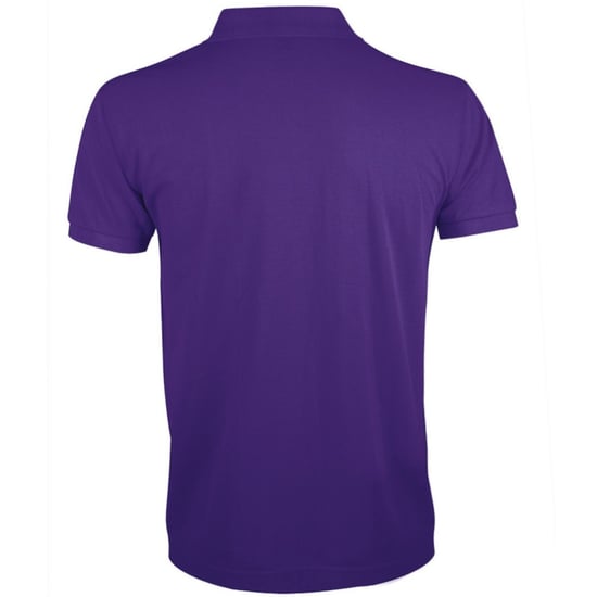SOLs Mens Prime Pique Plain Kurzarm-Poloshirt (dunkelviolett) - Image 2