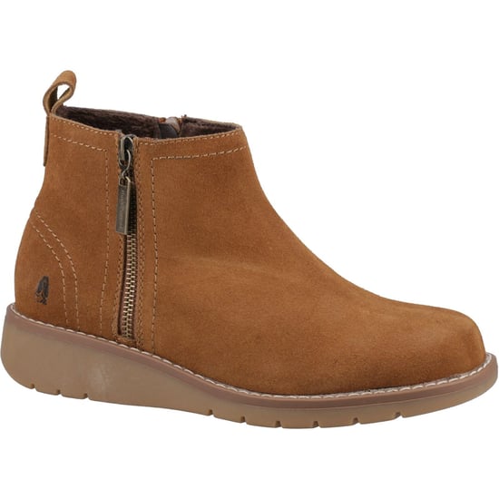 Hush Puppies Libby Wildleder Damen Tan Stiefel - Image 1