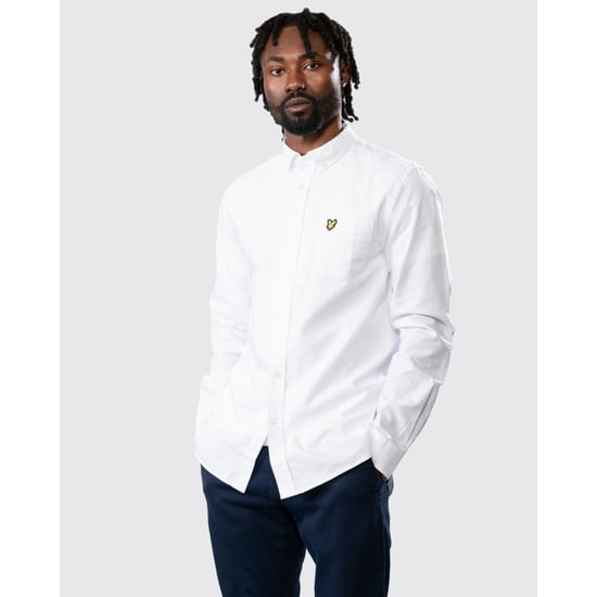 Lyle & Scott Regular Fit Leichtes Oxford-Hemd in Weiß - Image 1