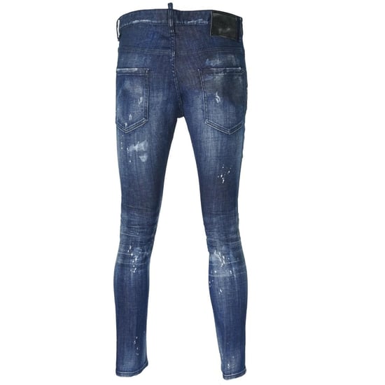 Dsquared2 Skater Jean Zip Paint Splash Jeans - Image 2