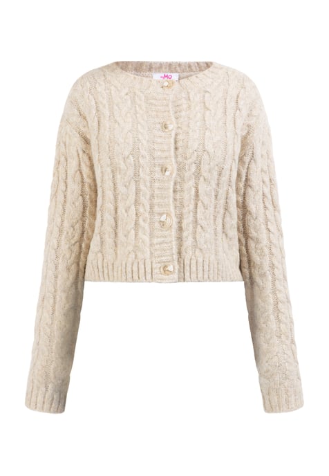 Mymo Strickjacke Damen Beige - Image 1