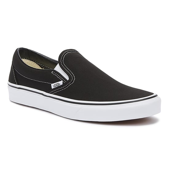 Vans Classic Slip on Schwarz Segeltuch Turnschuhe - Image 1