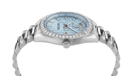 Philipp Plein Date Superlative Gent Herrenuhr Silber PWPNA0524 - Image 2