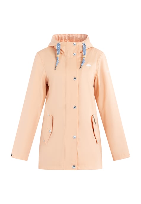 Schmuddelwedda Regenjacke Damen Pastellpfirsich-280 - Image 1