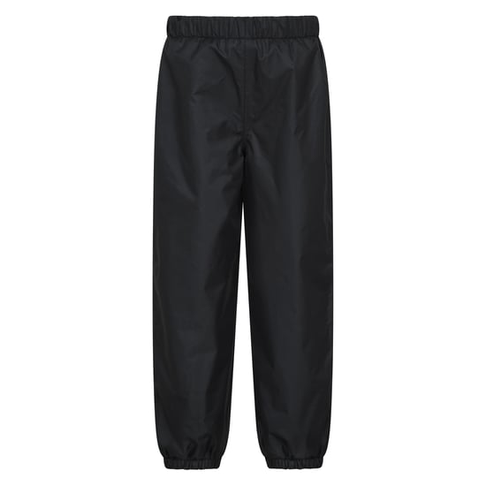 Mountain Warehouse Childrens/Kids Fleece Lined Waterproof Trousers (Black)
