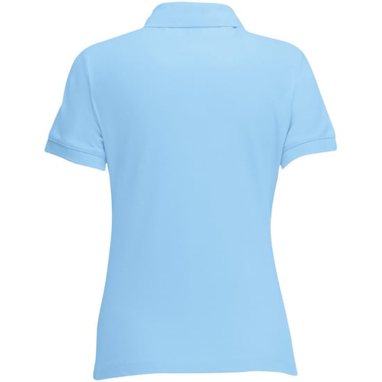 Fruit Of The Loom Womens Lady-Fit 65/35 Kurzarm-Poloshirt (Himmelblau) - Image 2