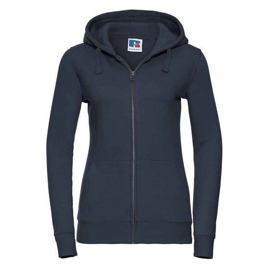 Russell - "Authentic" Kapuzenpullover Durchgehender Reißverschluss für Damen (Dunkelblau) - Image 1