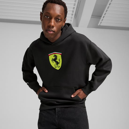 PUMA Herren Scuderia Ferrari Race Big Shield Hoodie - Image 3