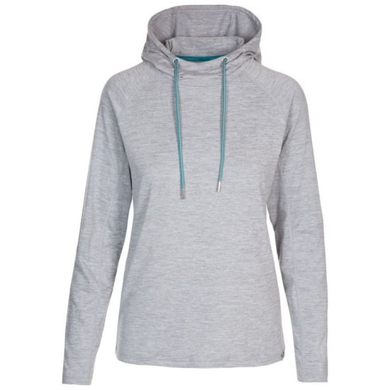 Trespass Womens/Ladies Hattie Active Hoodie (Platin Grau Mergel) - Image 1