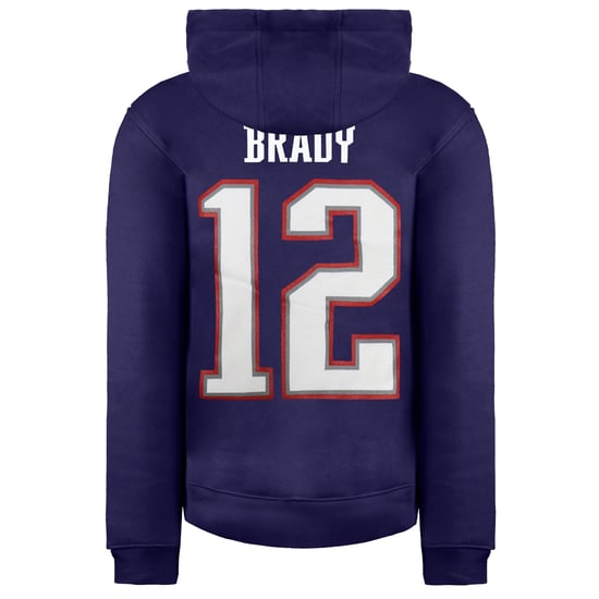 Fanatiker NFL New England Patriots Tom Brady Jumper Name Nummer Hoodie - Image 2