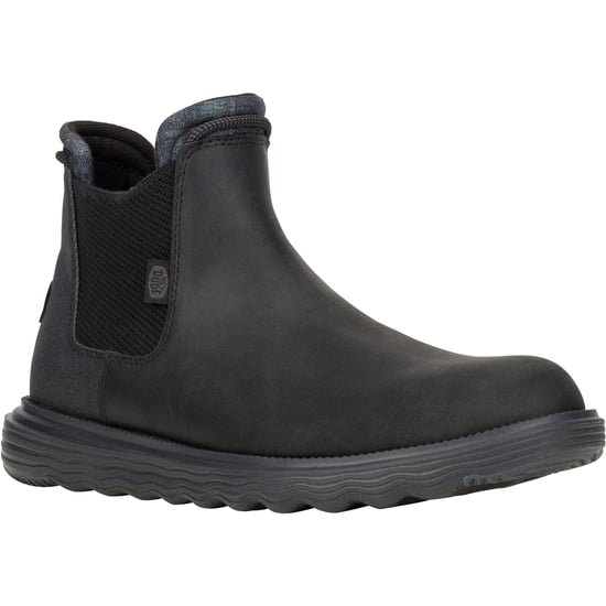 HEYDUDE Branson Klassische Polyurethan Herren Stiefel Schwarz - Image 1