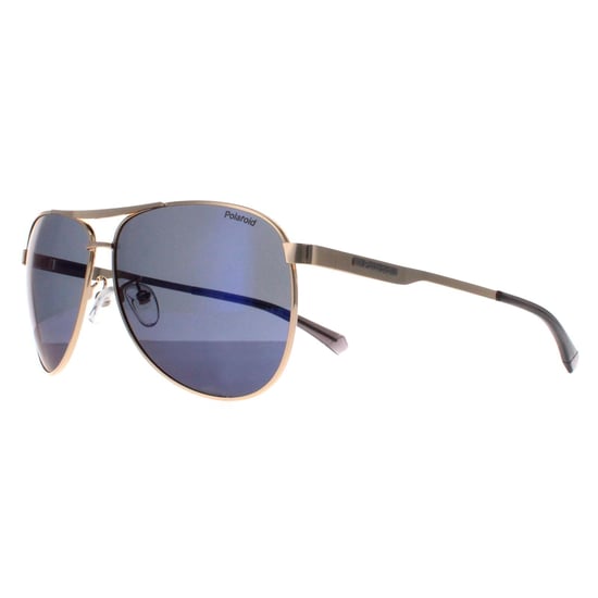 Polaroid Aviator Mens Gold Blue Mirror Polarized PLD 2160/G/S/X