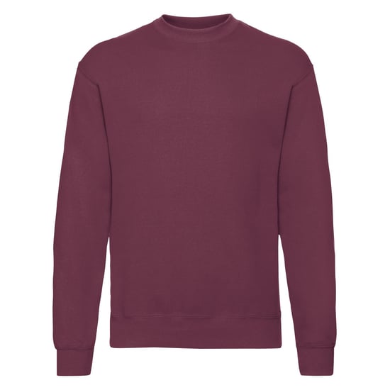 Fruit of the Loom Herren Classic 80/20 Set-in Sweatshirt (Burgund) - Image 1