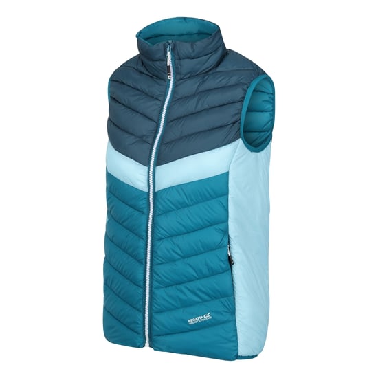 Regatta Womens/Ladies Harrock II Baffled Gilet (Gulfstream/Reflecting Lake)