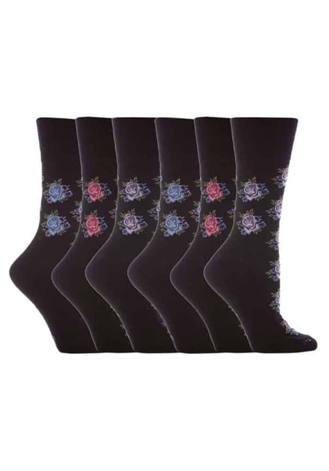Gentle Grip - 6 Paar Damen Gentle Grip nicht elastische Socken - GG32 - Image 1