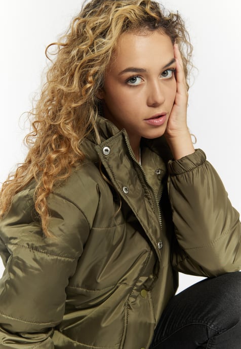 Mymo Leicht wattierte Blousonjacke Damen militärisch oliv - Image 5