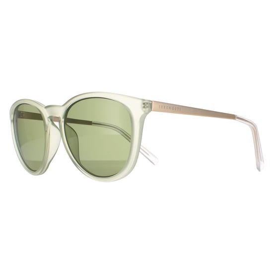 Serengeti Round Unisex Crystal Green Saturn Polarized Green 555nm Brawley