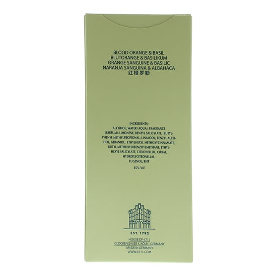 4711 Acqua Colonia Blood Orange & Basil Edc Spray. - Image 4