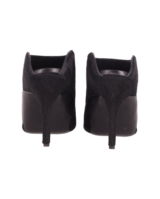 Alexander Wang Miranda Pony Pantoletten aus schwarzer Wolle - Image 4
